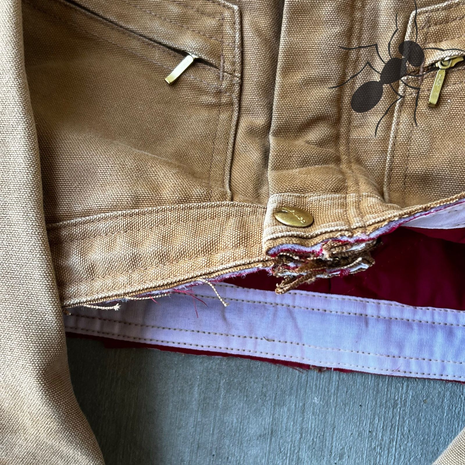Carhartt × Vintage Carhartt cropped detroit style faded brown work wear jacket Size US L / EU 52-54 / 3 - 7 Thumbnail