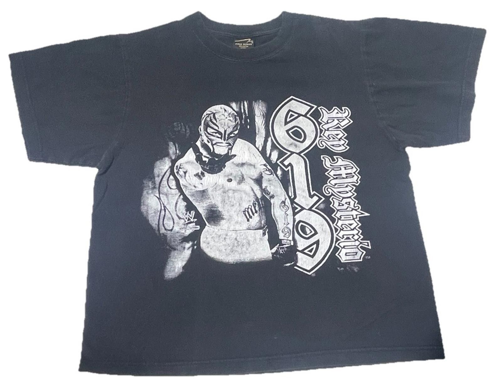 Designer Vintage Rey Mysterio 619 T-Shirt Medium M Y2K 2000's WWE Size US M / EU 48-50 / 2 - 2 Thumbnail