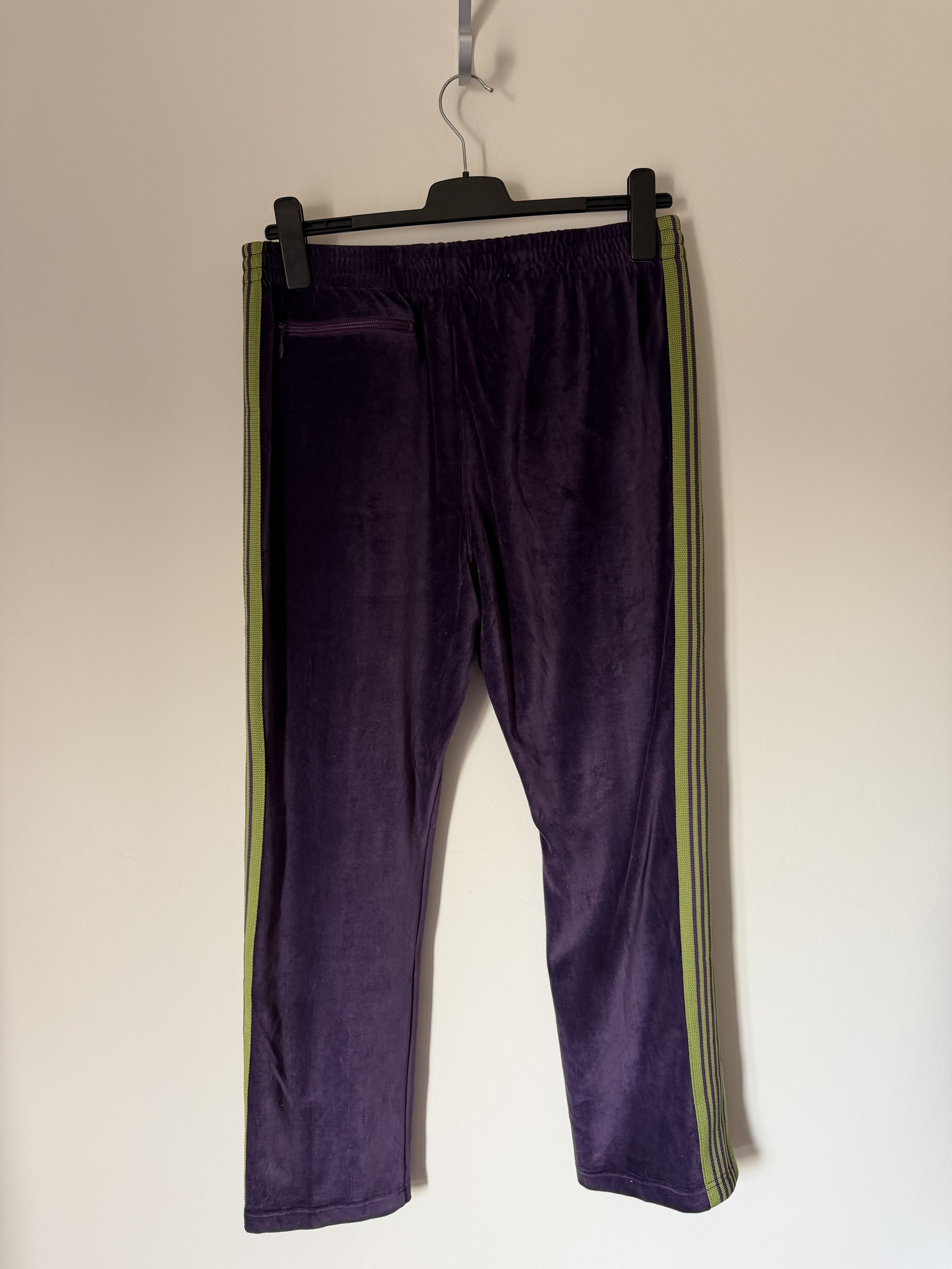 Needles Needles Velour Narrow Track Pants in Purple Size US 34 / EU 50 - 4 Thumbnail