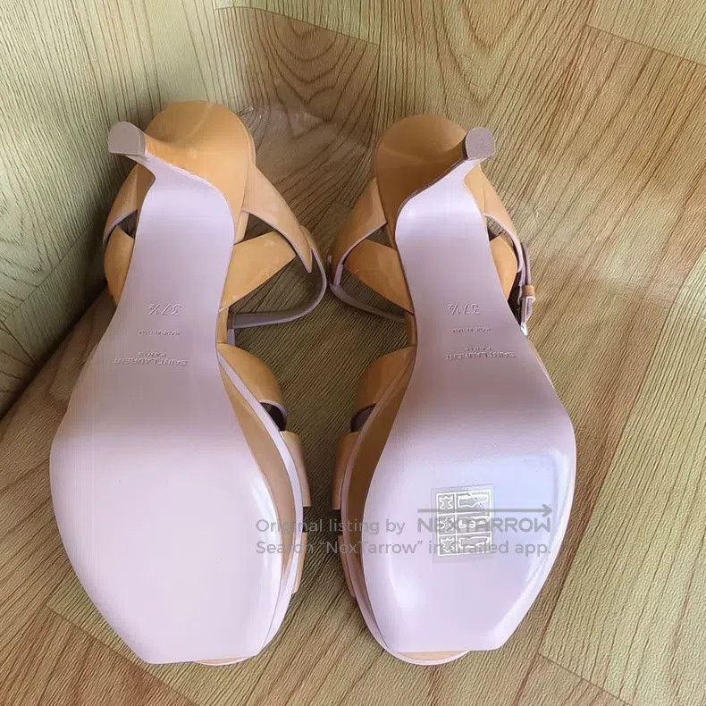 Saint Laurent Paris Saint Laurent Paris Leather high heels Size US 7 / IT 37 - 8 Thumbnail