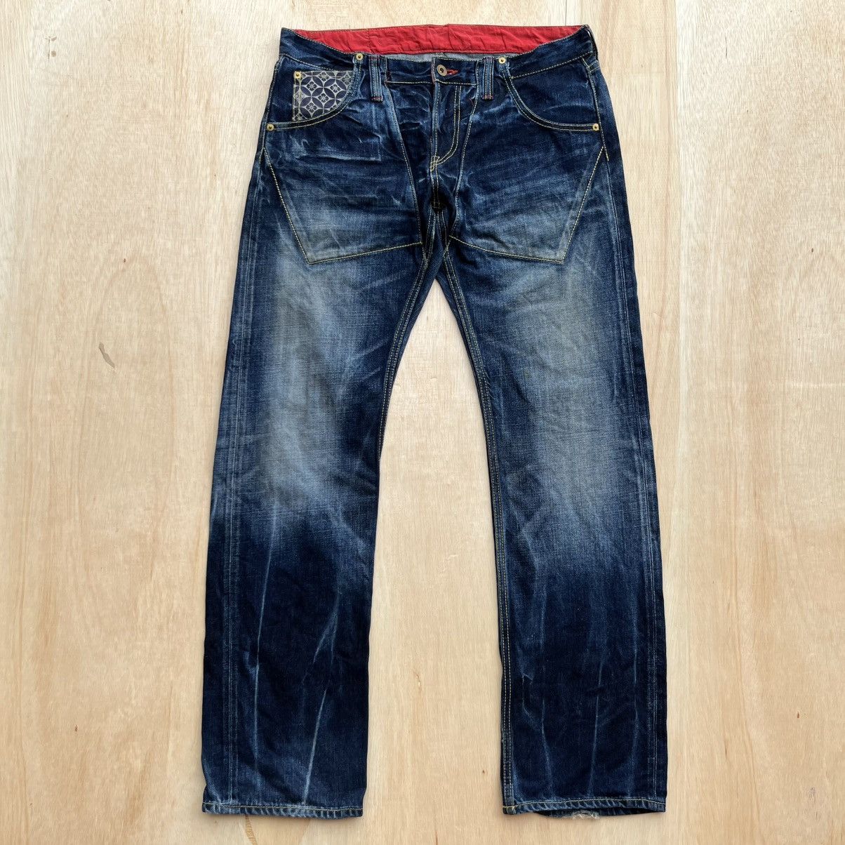Japanese Brand ETERNAL JAPANESE DISTRESSED DENIM VINTAGE JEANS Size US 34 / EU 50 - 1 Thumbnail
