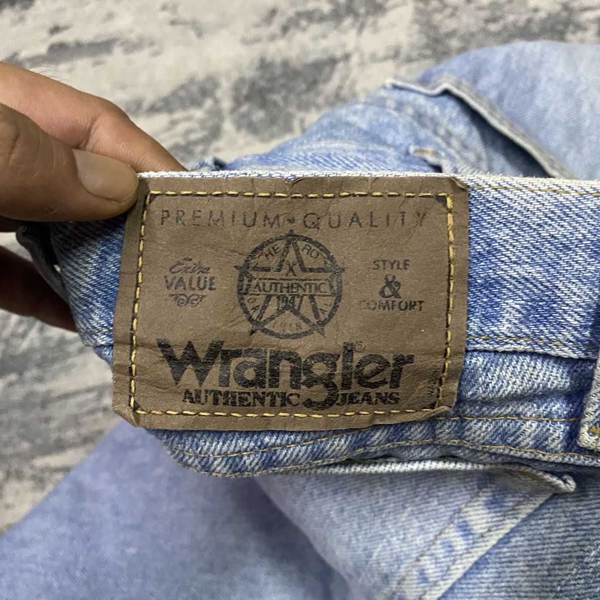 JNCO × Vintage × Wrangler Vintage Wrangler Rusty Light Washed Loose Denim Jeans Size US 38 / EU 54 - 9 Thumbnail