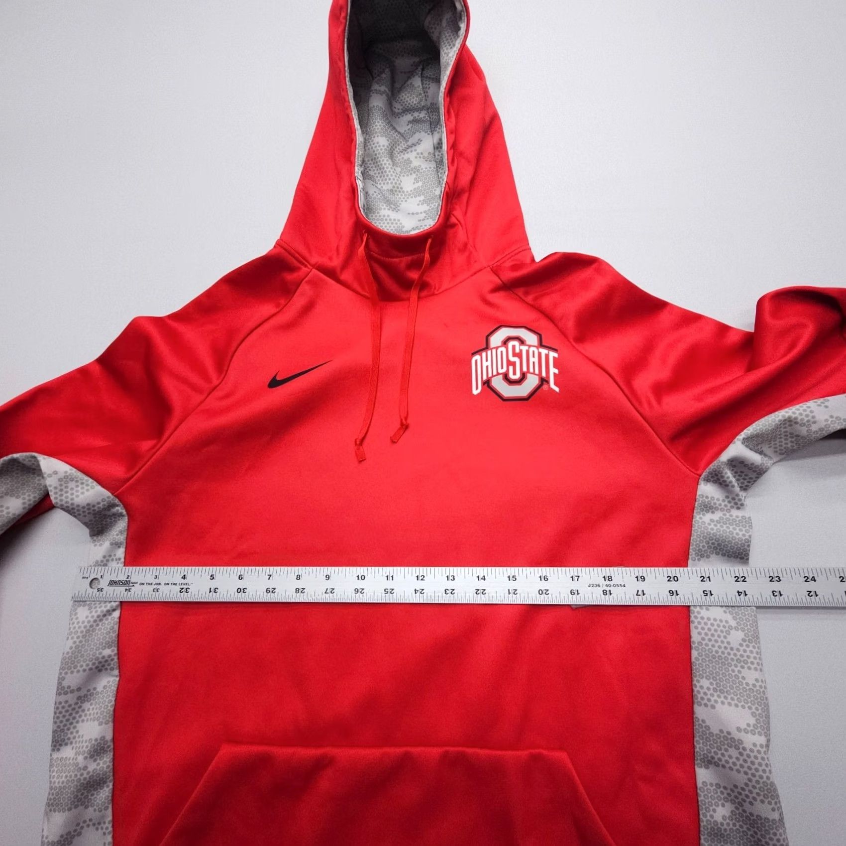Nike Nike Ohio State Hoodie Mens L Red Fleece Lined Sports Performance Football Size US L / EU 52-54 / 3 - 7 Thumbnail