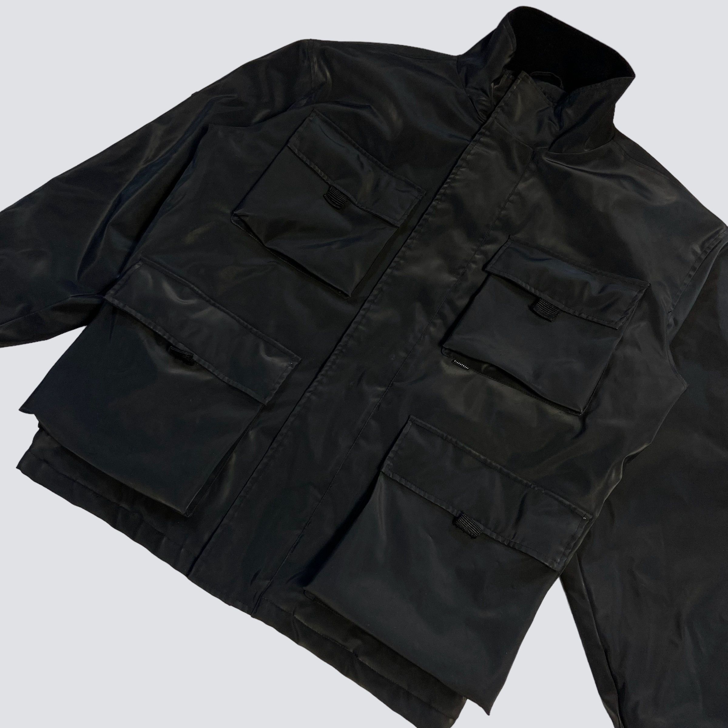 Other EISENEGGER MULTIPOCKET RUBBER SHIMMER RARE JACKET - № 2130 Size US L / EU 52-54 / 3 - 2 Thumbnail