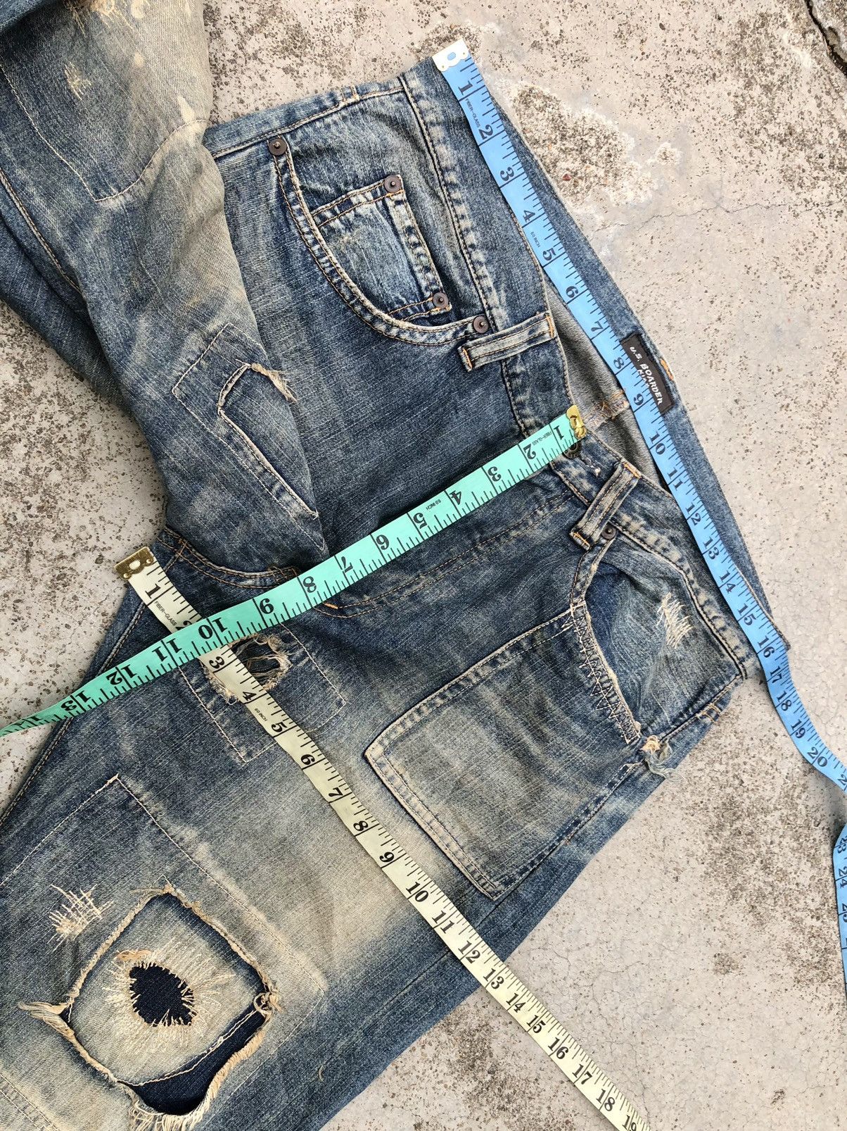 Hypebeast BORO RUSTY DENIM BY US BOARDER DENIM Size US 33 - 13 Thumbnail
