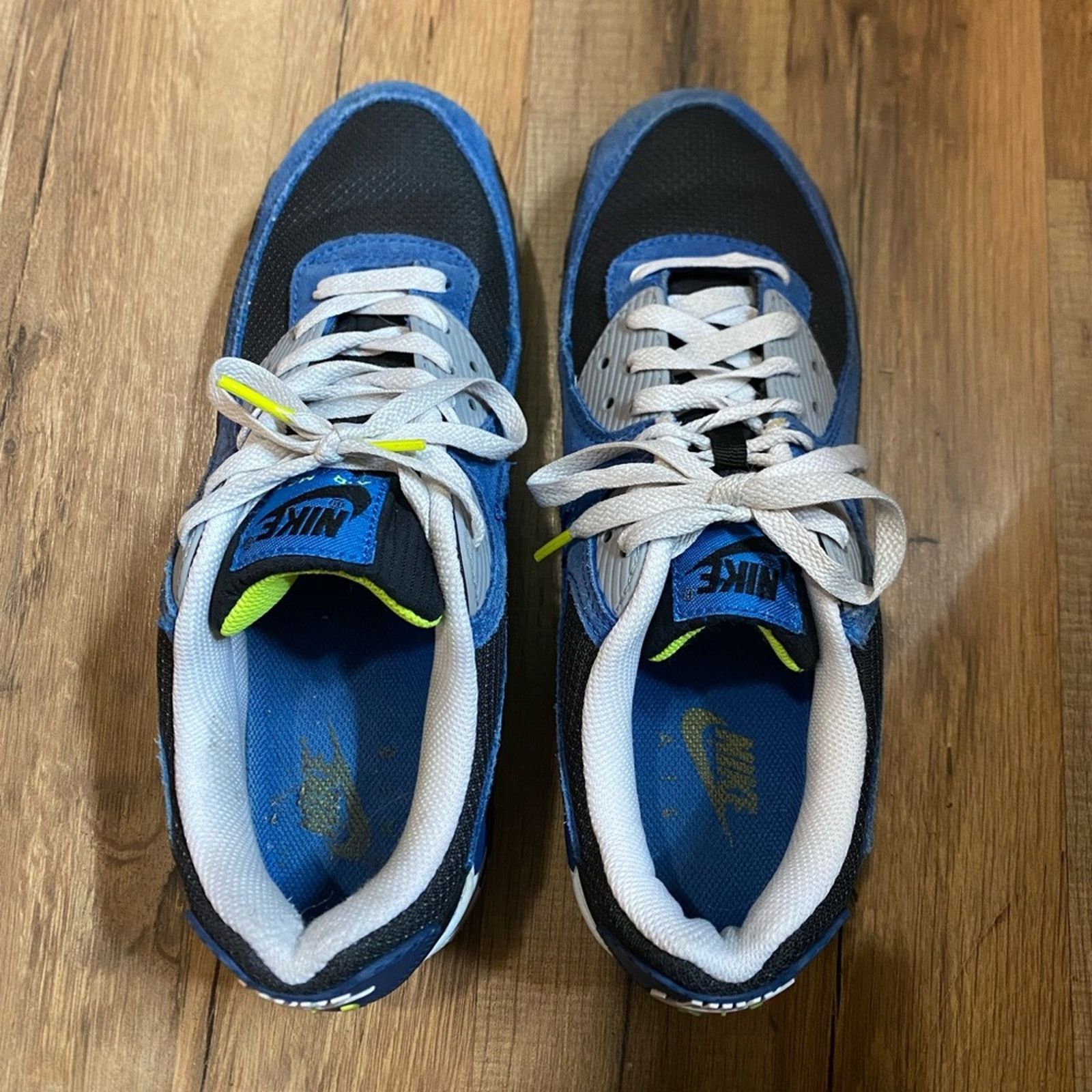 Nike Nike Air Max 90 Atlantic Blue Volt Size US 9.5 / EU 42-43 - 2 Thumbnail