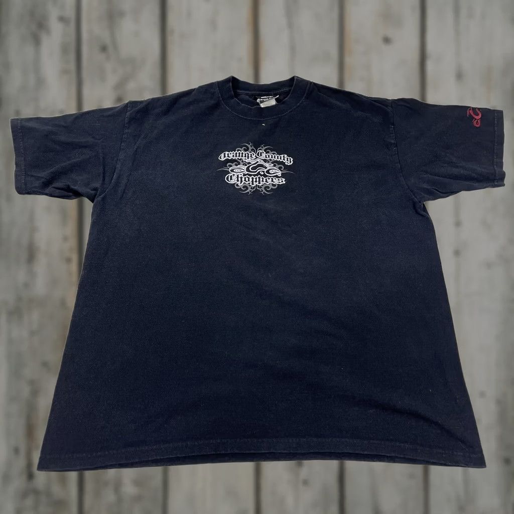 Vintage VINTAGE Orange County Choppers T-Shirt XL Black 90s 2X Sword Graphic Motorcycle Biker USA Men Shirt Size US XL / EU 56 / 4 - 1 Thumbnail