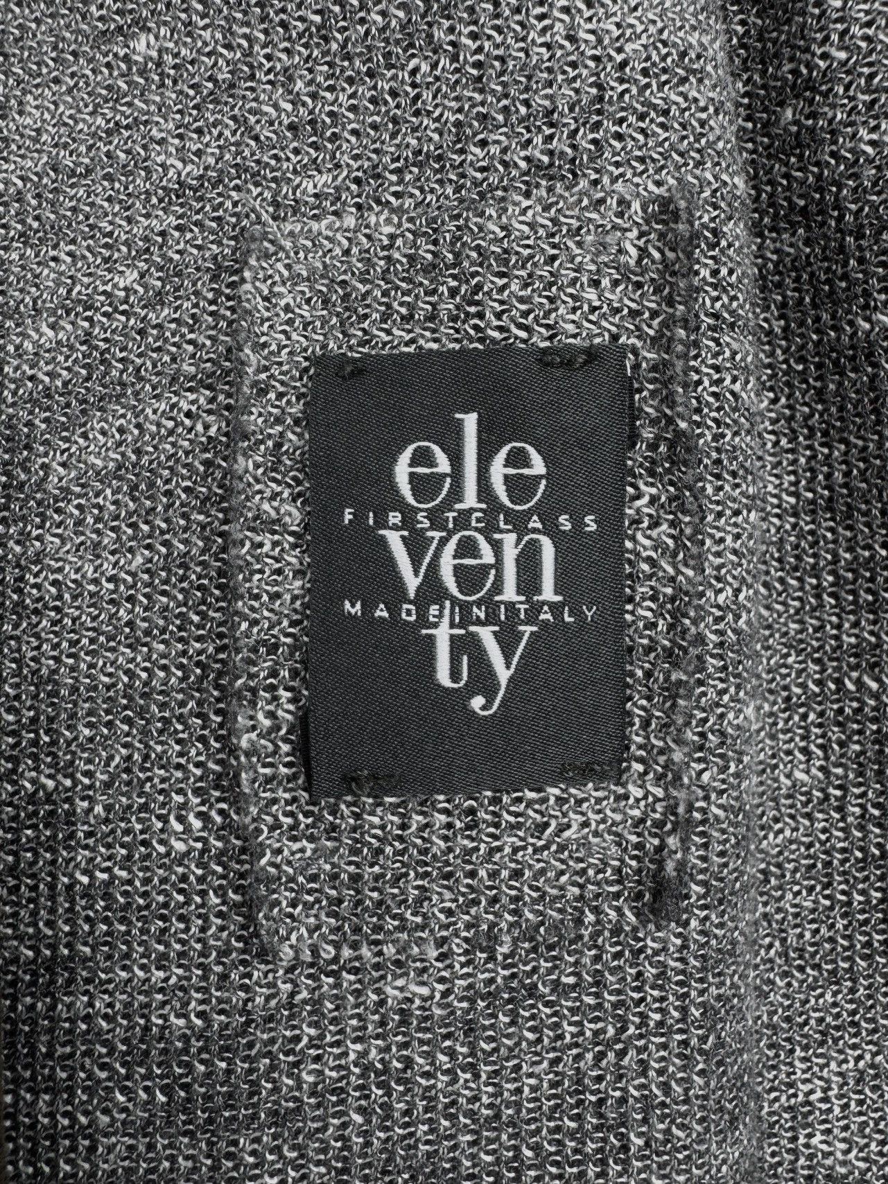 Eleventy Eleventy grey linen blend made in italy blazer coat Size L / US 10 / IT 46 - 10 Thumbnail