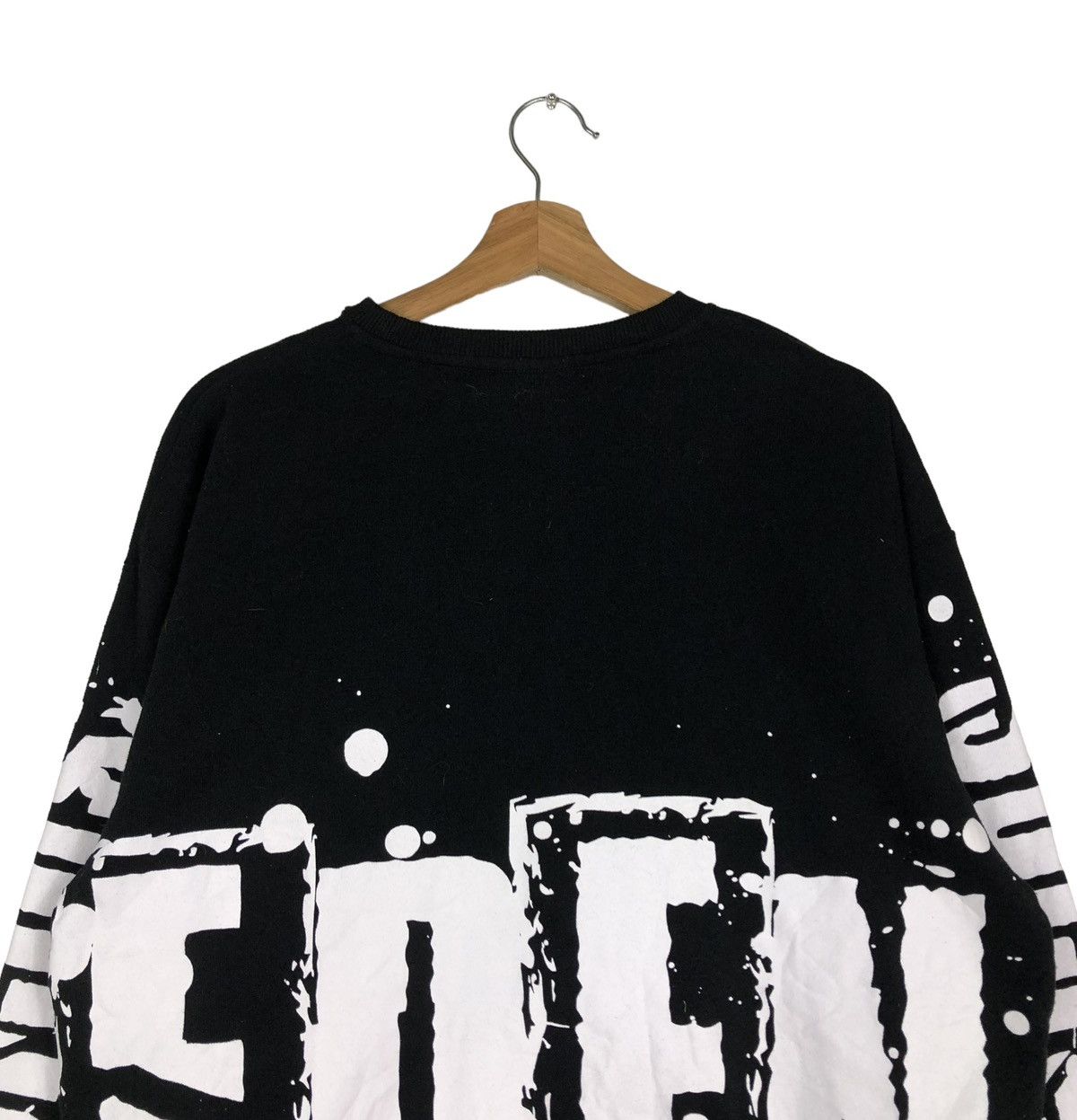 Japanese Brand 🔥VINTAGE SWEATSHIRT DEFECTIVE STRUCT PUNK DESIGN OVERPRINT Size US L / EU 52-54 / 3 - 9 Thumbnail