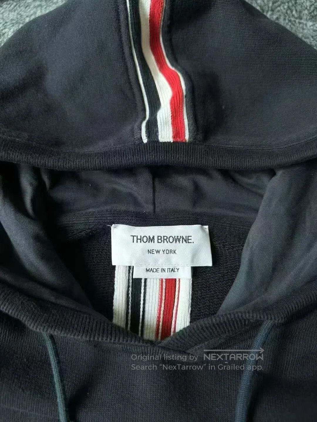 Thom Browne Thom Browne Back Colored Stripe Hoodie. Size US S / EU 44-46 / 1 - 3 Thumbnail