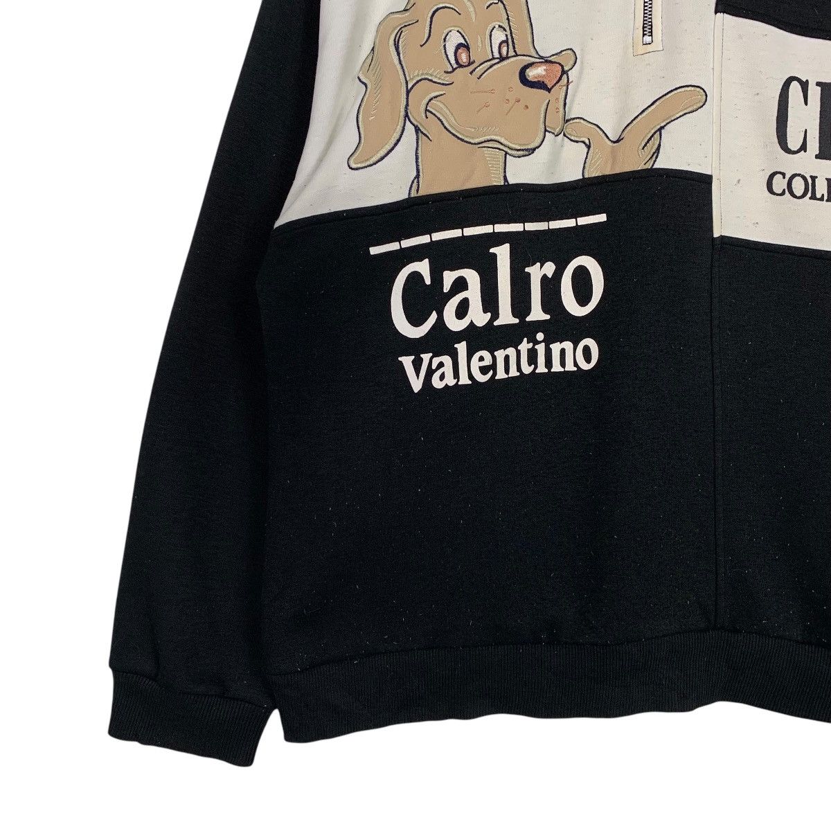 Japanese Brand Carlo Valentino Quarter Zipper Sweater Size US M / EU 48-50 / 2 - 3 Thumbnail