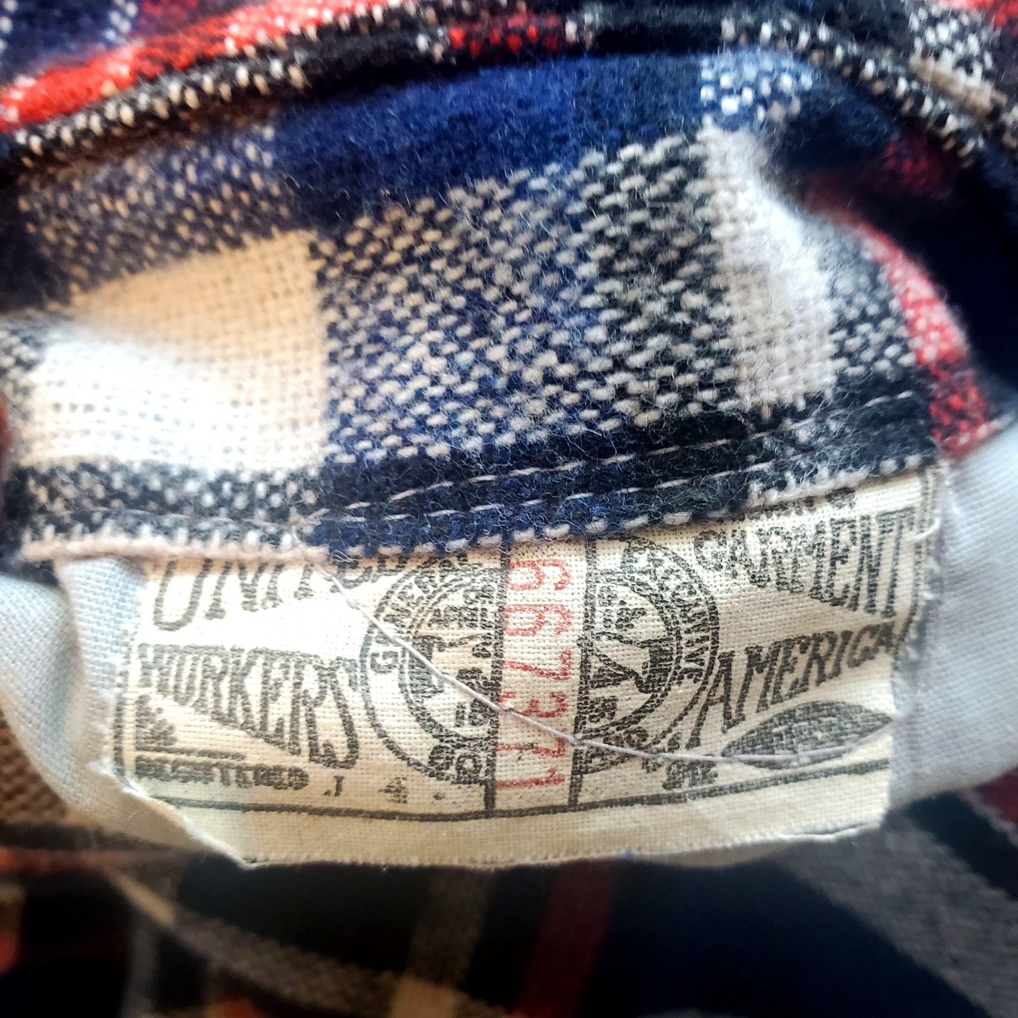 Other Vintage 60s Mod Pants Women 4 Blue Red White Plaid Flared Cu Size 27" / US 4 / IT 40 - 3 Thumbnail