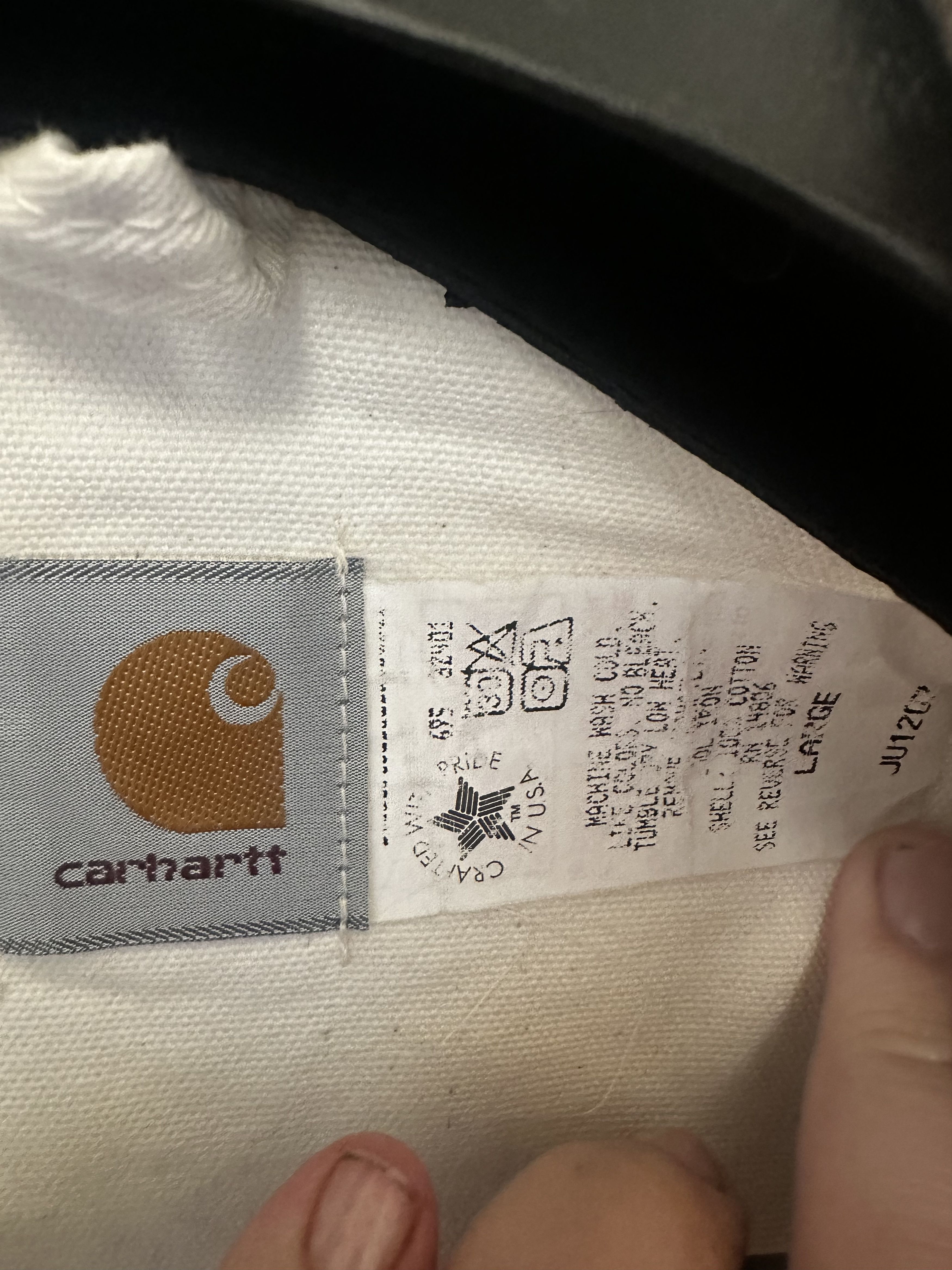 Carhartt Ultra Rare 1997 BLUR x CARHARTT Detroit Jacket EMI Promo Size US L / EU 52-54 / 3 - 3 Thumbnail