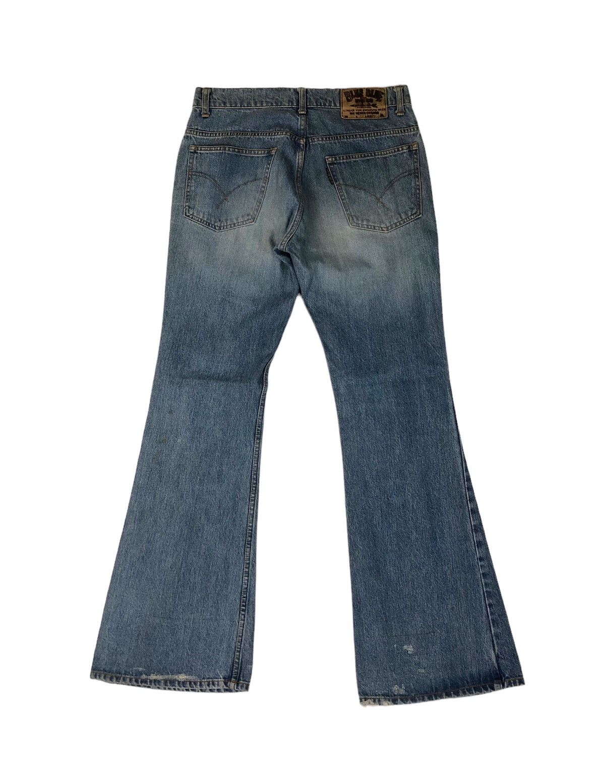 Blue Blue Japan Super Flared Blue Blue Japan Denim Jeans Size US 31 - 2 Thumbnail