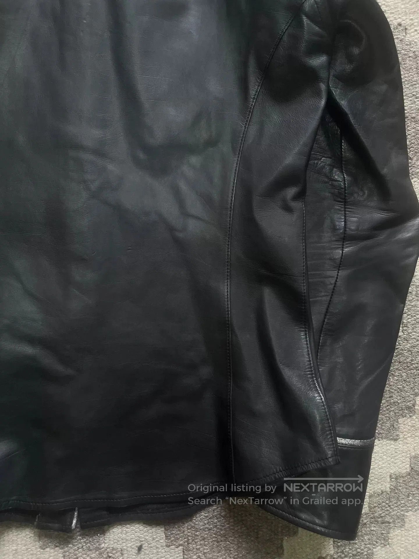 Isamu Katayama Backlash Katayama Isamu Western Dark Leather Shirt. Size US M / EU 48-50 / 2 - 8 Thumbnail