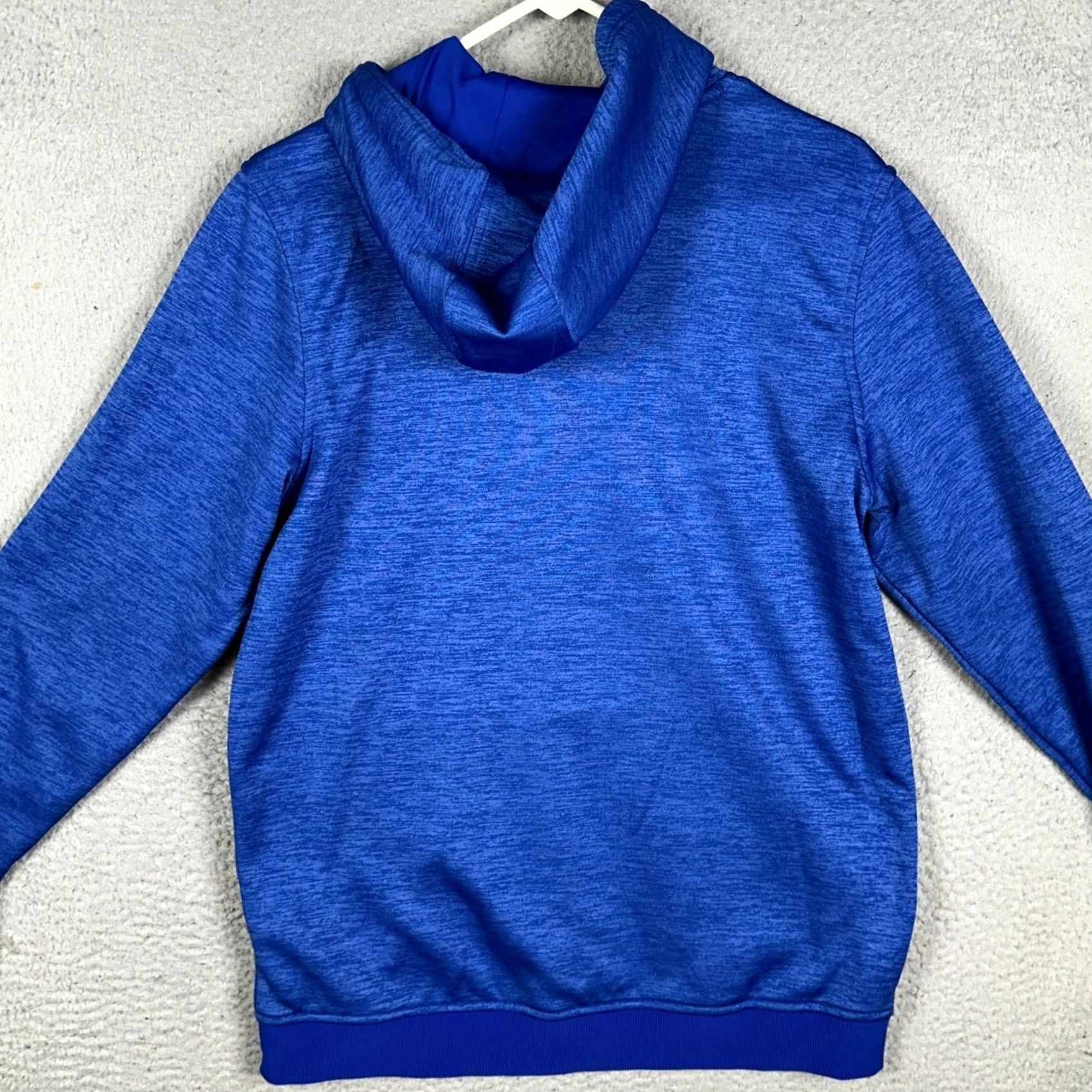 Under Armour Under Armour Hoodie Mens Medium Blue ColdGear Heather Sweatshirt Drawstring Logo Size US M / EU 48-50 / 2 - 3 Thumbnail