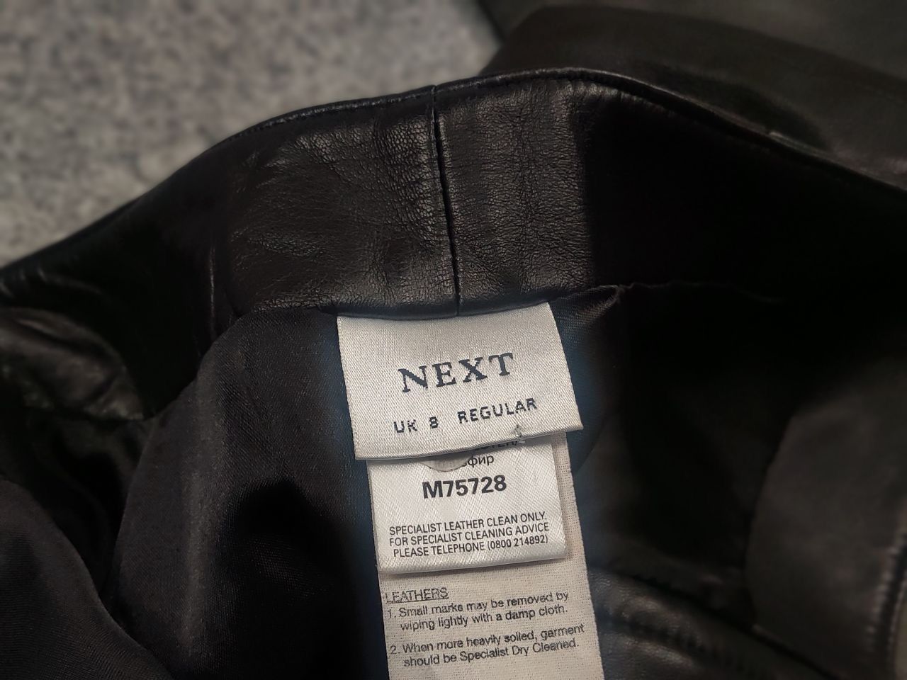 If Six Was Nine Vintage Hysteric Y2K Le Grand Bleu Bootcut Leather Pants Size 30" / US 8 / IT 44 - 14 Thumbnail