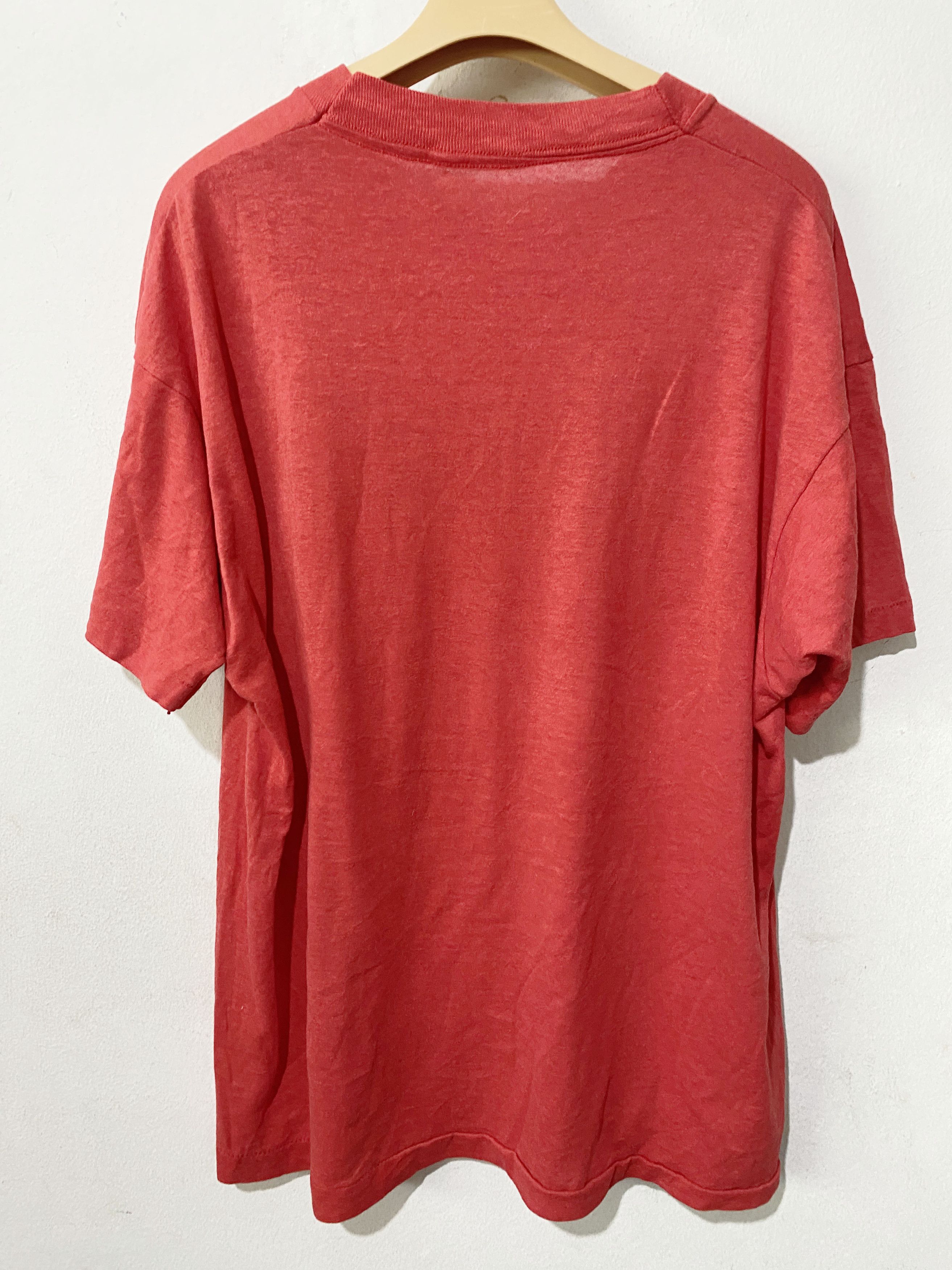 D.A.R.E × Vintage Vintage 80s DARE To Keep Kids Off Drugs Red Tee Size US L / EU 52-54 / 3 - 3 Thumbnail
