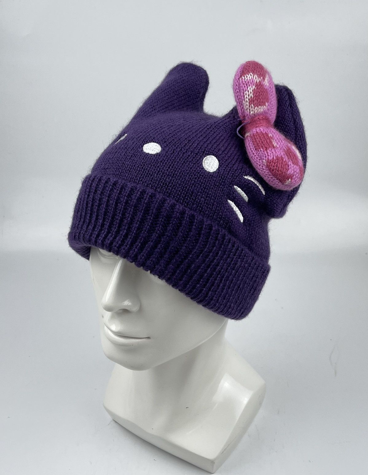 Anime hello kitty beanie hat snow cap Size ONE SIZE - 1 Thumbnail