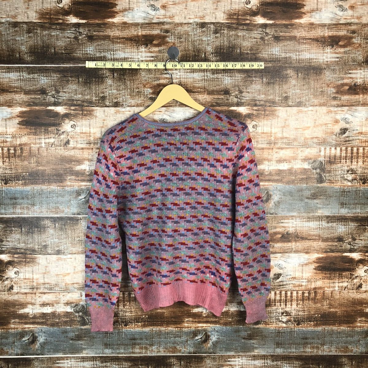 Homespun Knitwear Deux faded Pink Knitwear sweatshirt #A1875 Size S / US 4 / IT 40 - 11 Thumbnail
