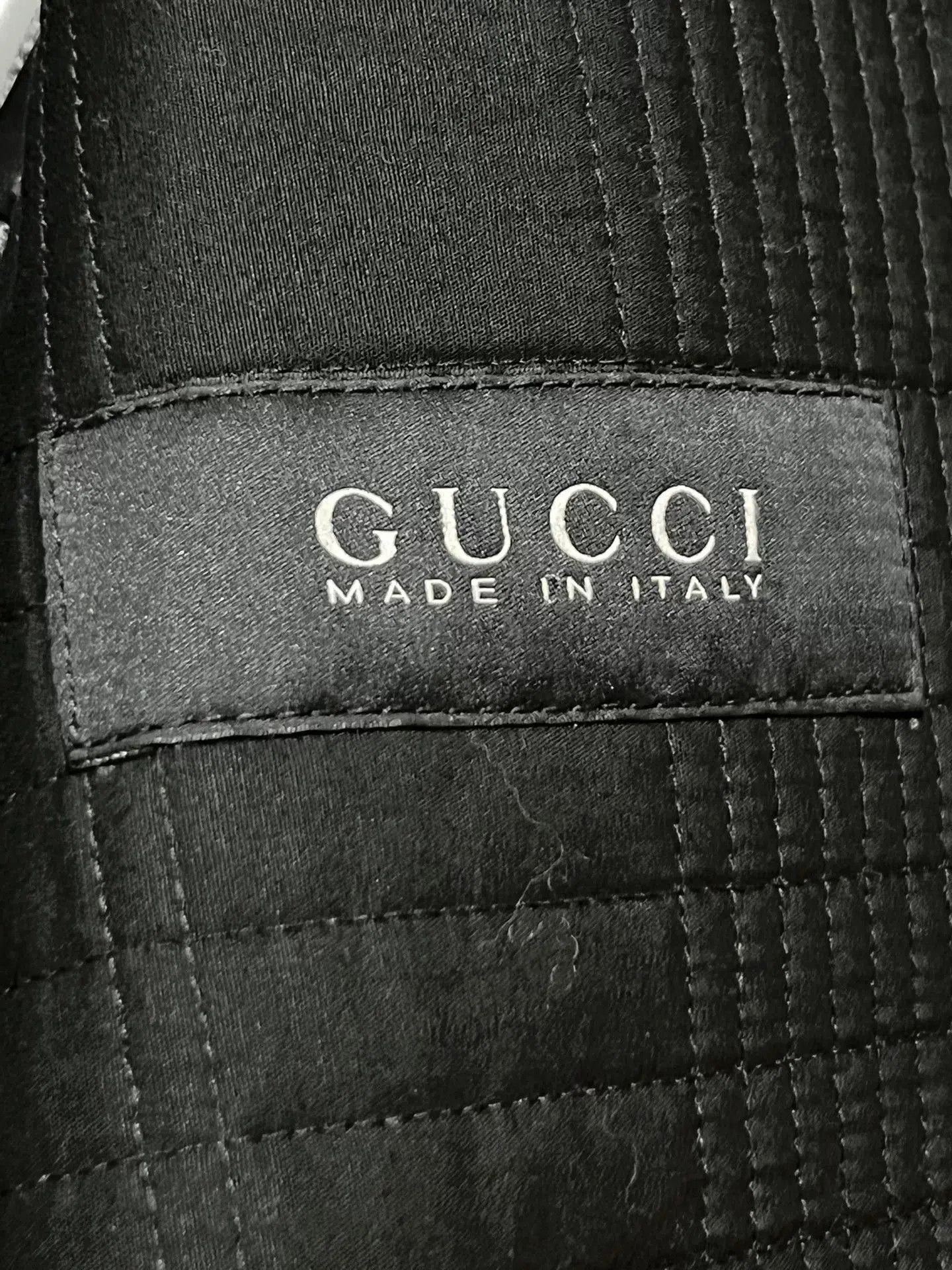 Gucci Gucci Men's Black Leather Jacket. Size US M / EU 48-50 / 2 - 5 Thumbnail