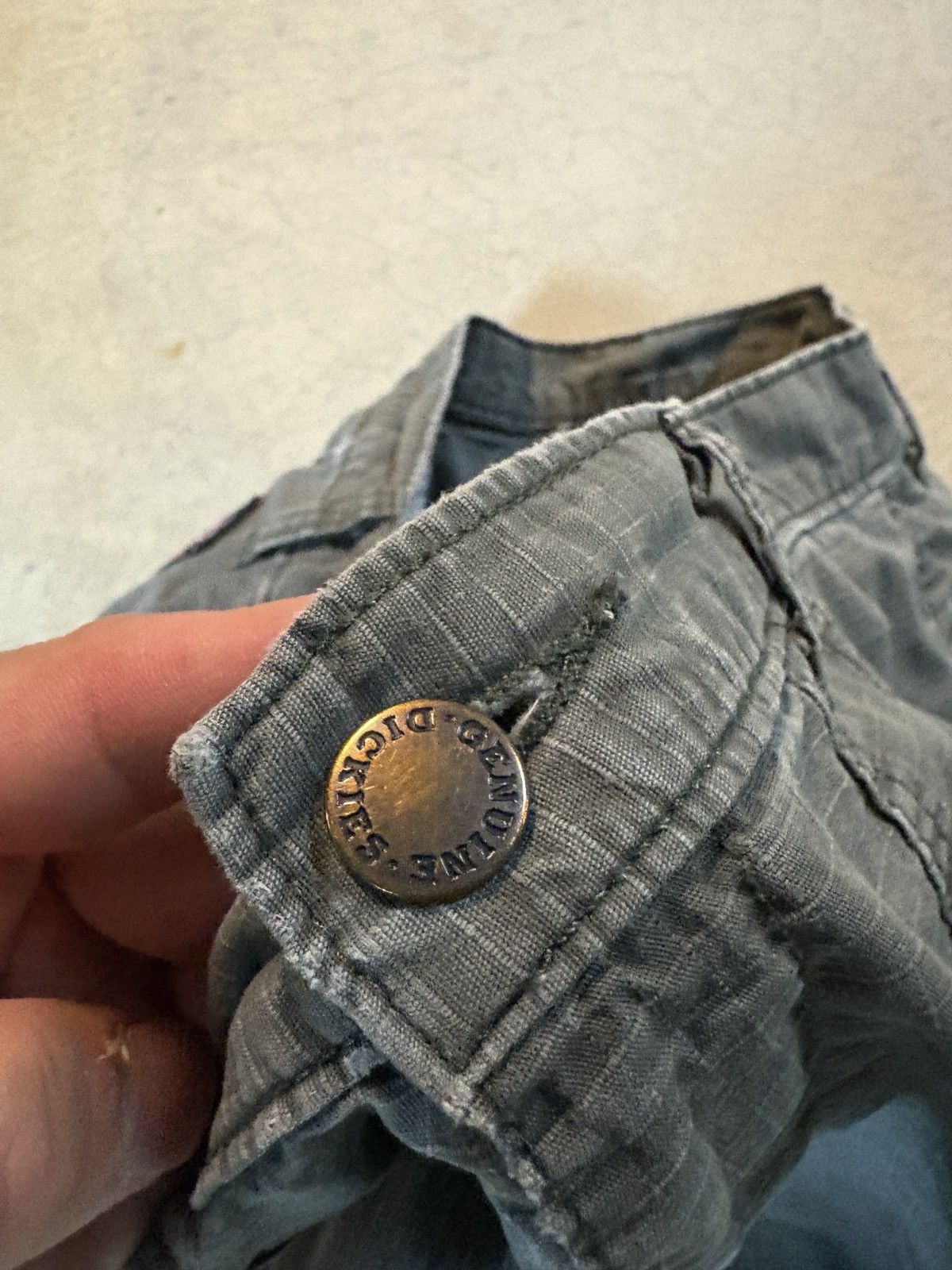 Dickies VTG 00’s Dickies Y2K Cargo Baker Baggy Shorts Charcoal 34 Size US 34 / EU 50 - 3 Thumbnail