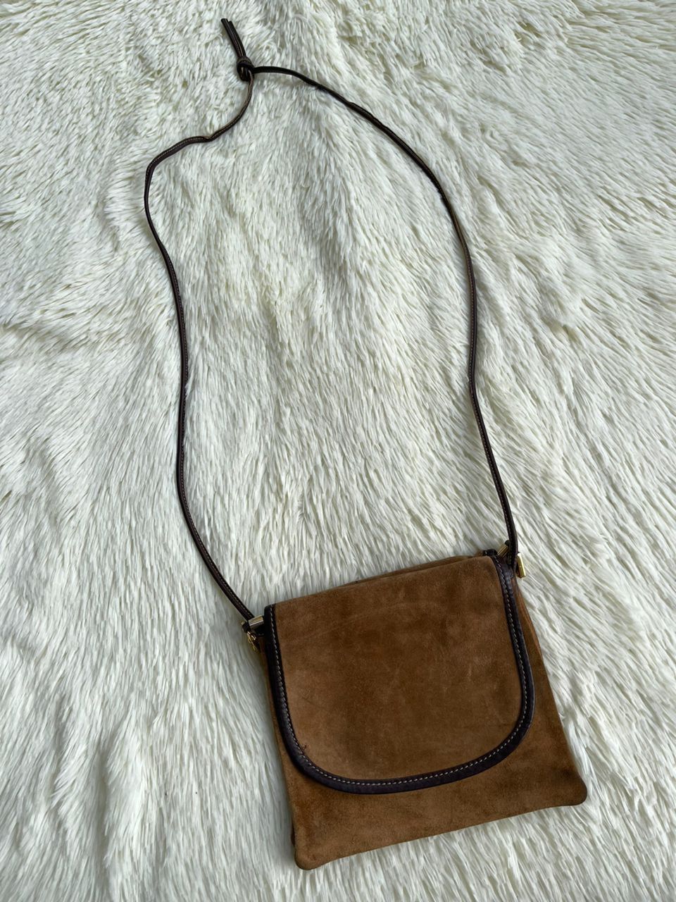Loewe × Vintage Loewe Suede Leather Sling Bag Size ONE SIZE - 12 Thumbnail