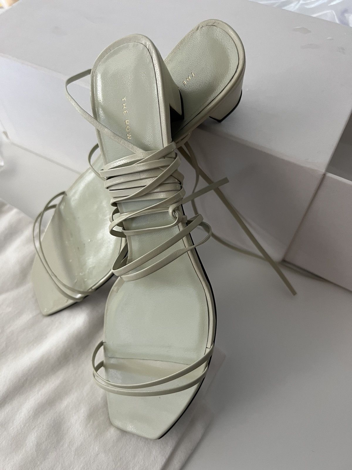 The Row The Row Graphic Platform Sandals Size US 8 / IT 38 - 3 Thumbnail