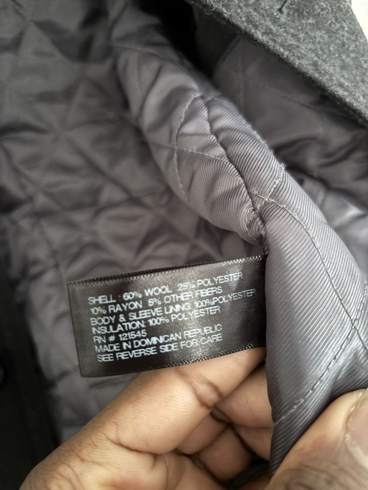 Michael Kors Michael Kors Wool Blend Dark Grey Coat Size US XL / EU 56 / 4 - 3 Thumbnail