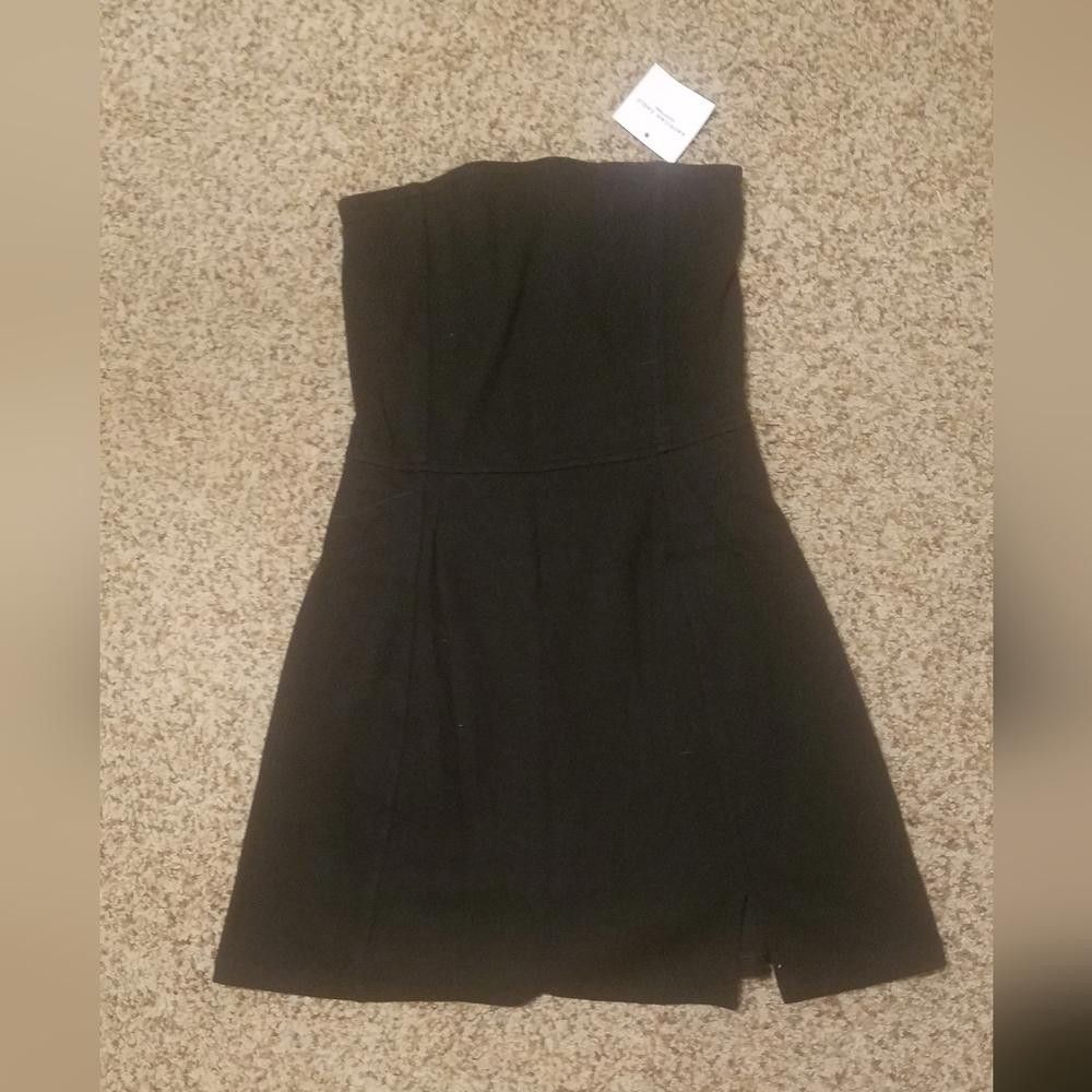 Designer NWT American Eagle Black Strapless Dress Size XS Size XS / US 0-2 / IT 36-38 - 2 Thumbnail