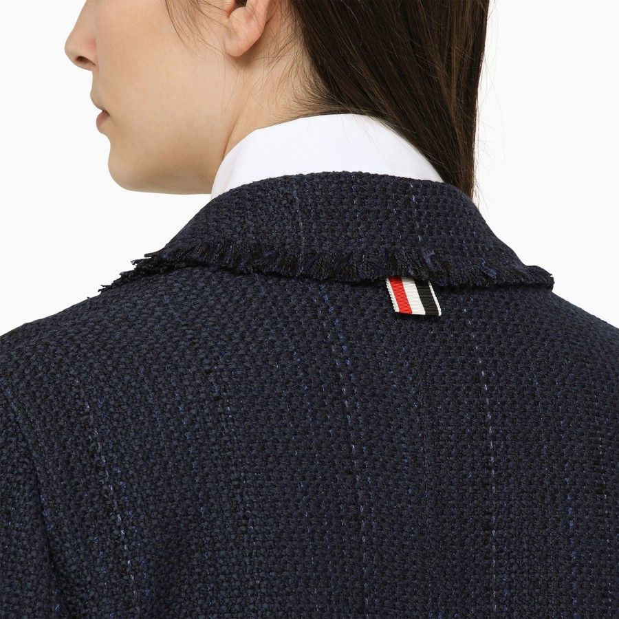 Thom Browne o1d2blof1024 Single-Breasted Jacket in Navy Blue Size M / US 6-8 / IT 42-44 - 4 Thumbnail