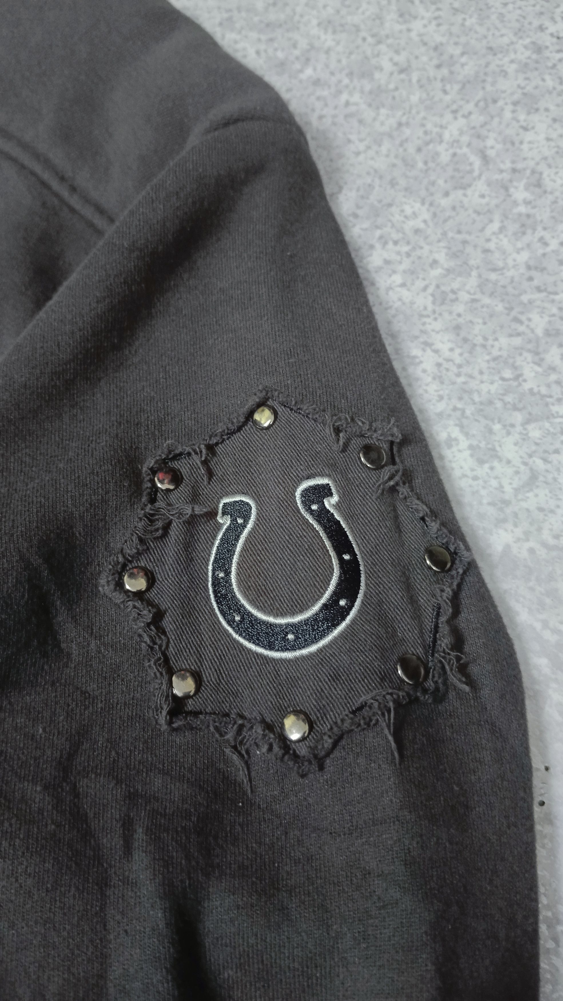 NFL × Pro Line × Vintage Colts NFL Pro Line Big Size Distressed Sweater Size US XXL / EU 58 / 5 - 6 Thumbnail