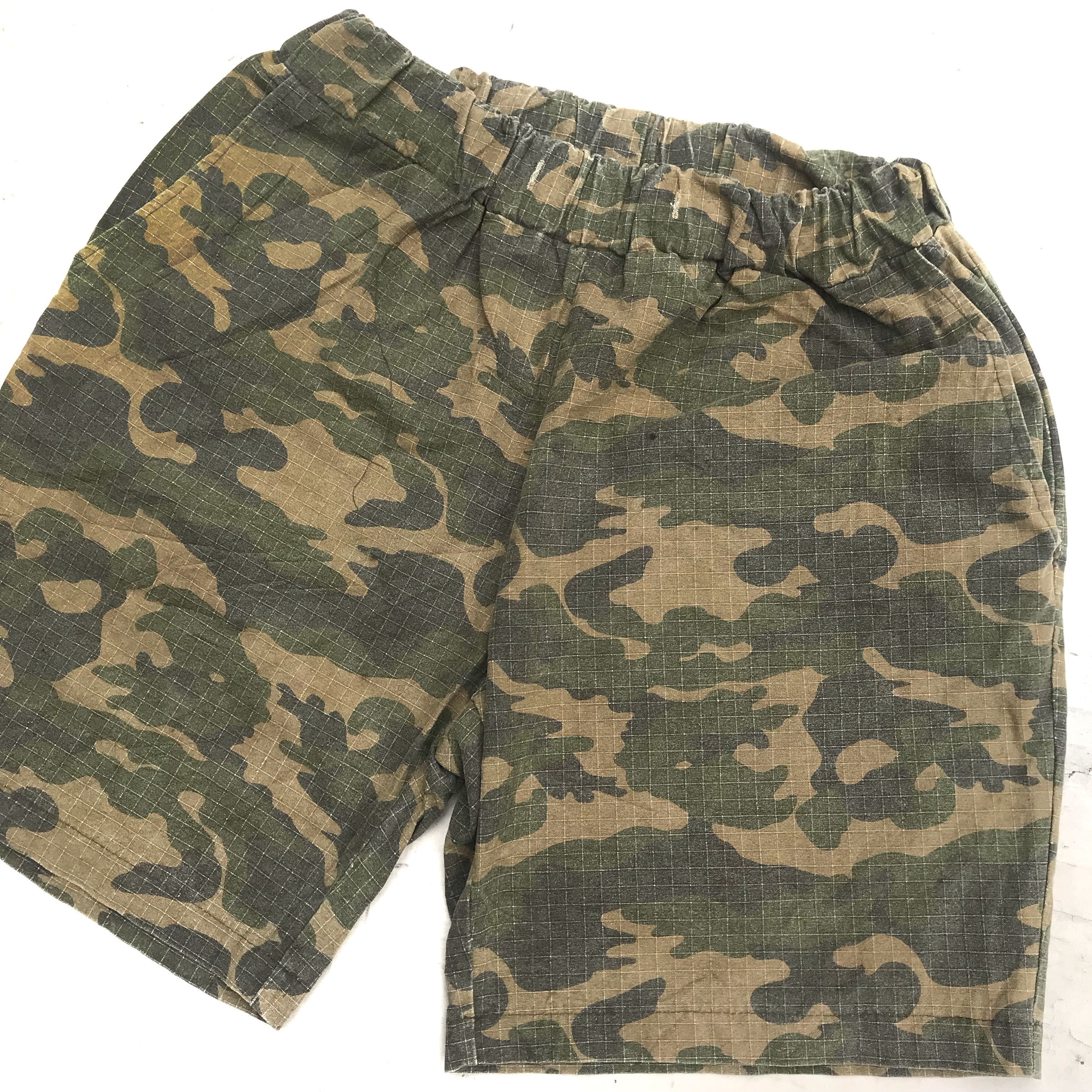 Aeronautica Militare Brown Smith Green Camo Woodland Short pants tactical Size US 33 - 2 Thumbnail