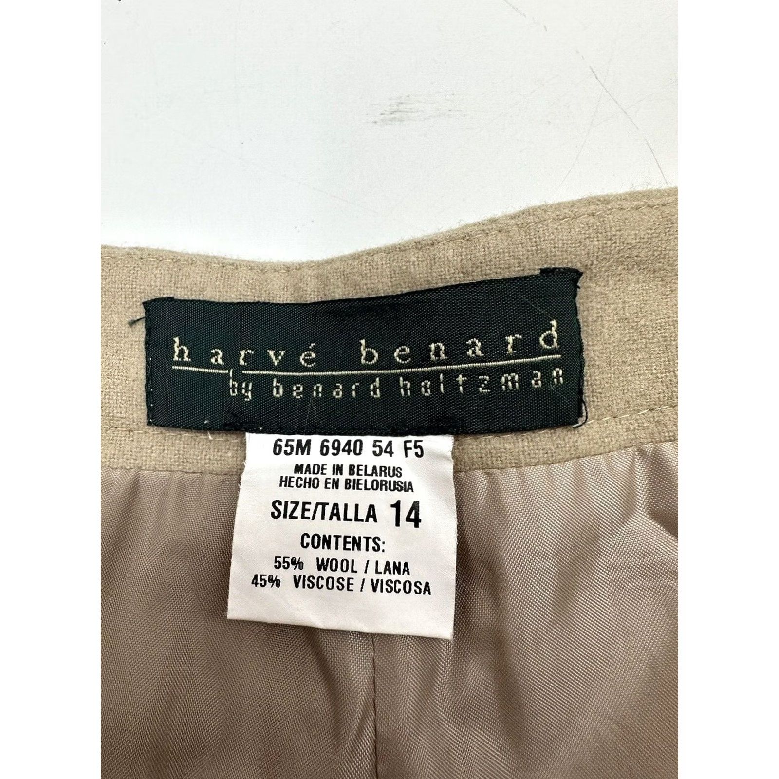 Vintage Vintage Harve Benard Pants Womens Size 14 Brown Wool Blend Dress Size 36" / US 14 / IT 50 - 5 Thumbnail