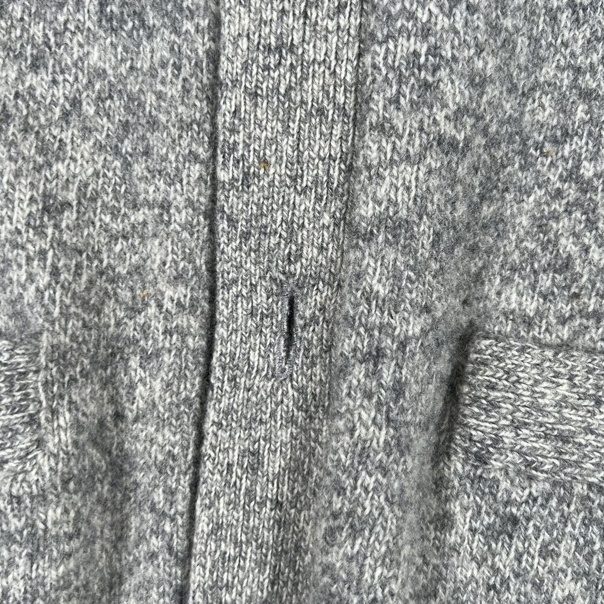 Vintage Vintage 90s North Winds Lambswool Knit Cardigan Vest Grey Size US XL / EU 56 / 4 - 3 Thumbnail