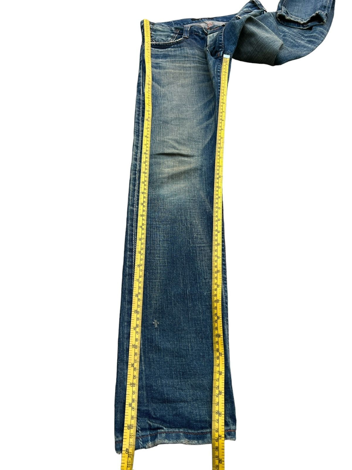 Johnbull John Bull Japan Buckle Back Selvedge StraightCut Jeans 28x31 Size US 28 / EU 44 - 12 Thumbnail