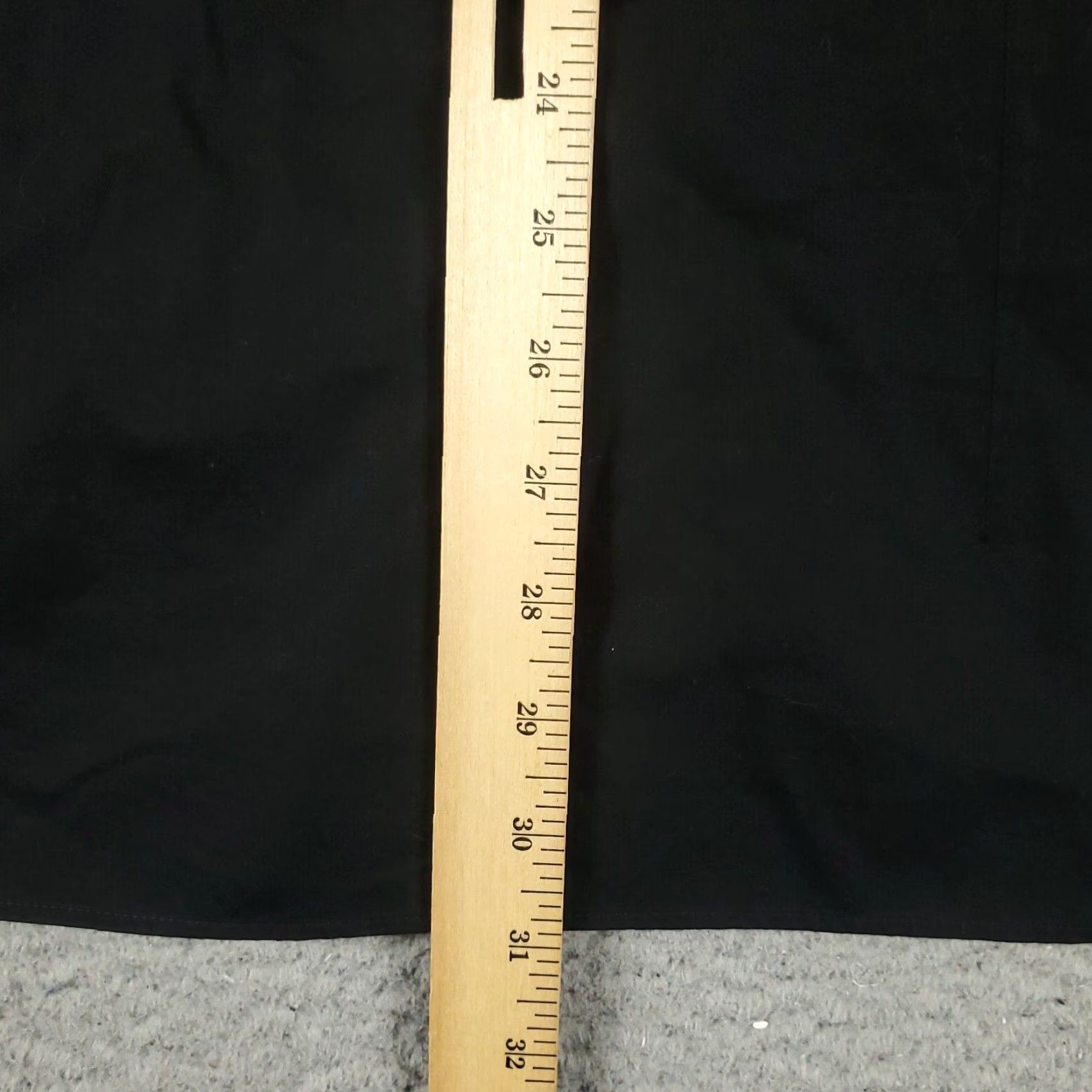 Ted Baker TED BAKER LONDON Dress Shirt Mens 16.5 Black Button Up Long Sleeve Adult Regular 16.5 Black Classic Modern Mens Size 42R - 4 Thumbnail