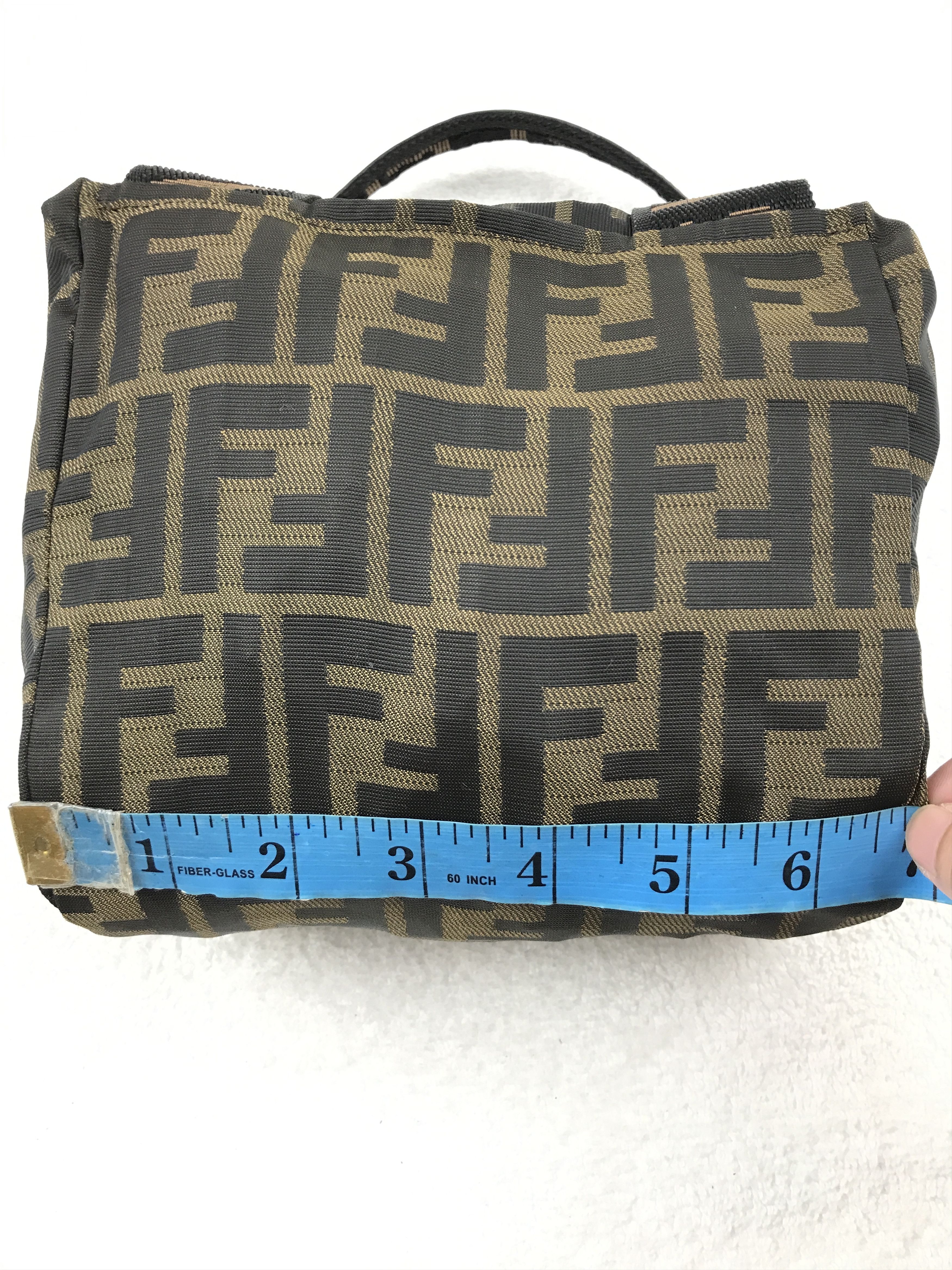 Fendi × Vintage Fendi Zucca Jacquard Mini Tote Bag Size ONE SIZE - 15 Thumbnail