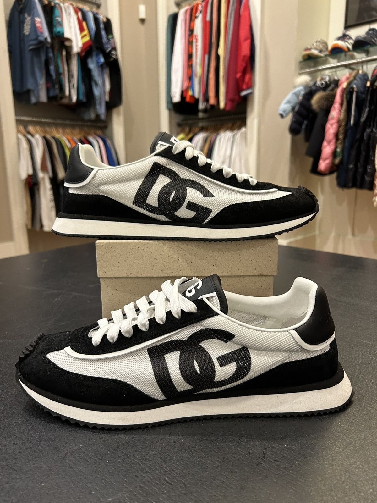 Dolce & Gabbana Dolce & Gabbana Low Top Sneakers Size US 10 / EU 43 - 1 Thumbnail