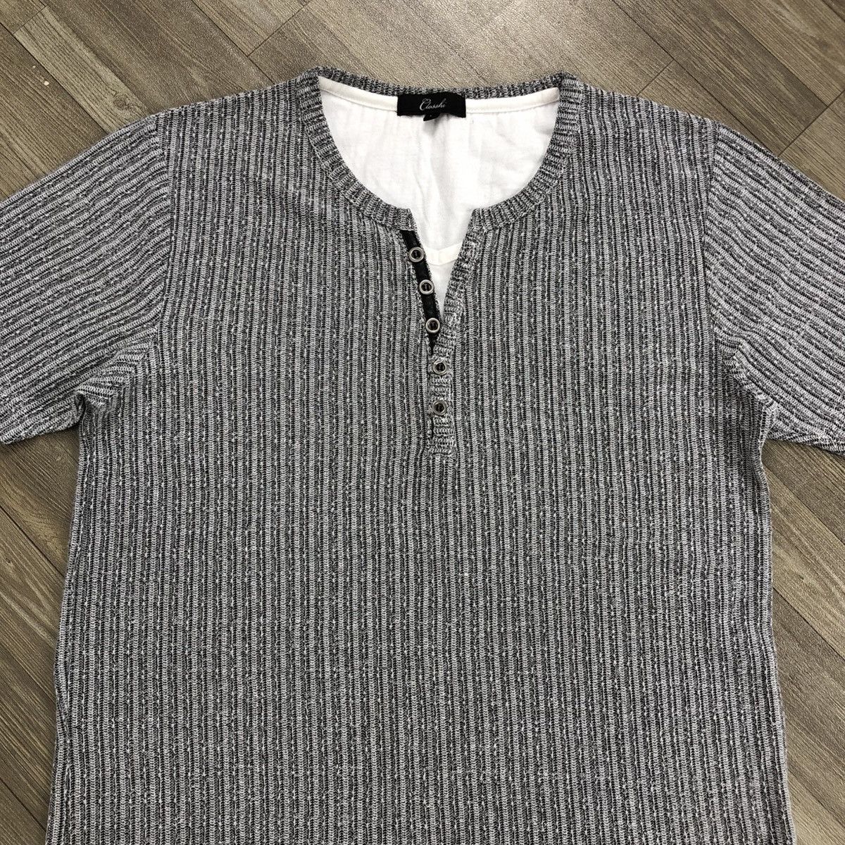 If Six Was Nine × Japanese Brand × Le Grande Bleu (L.G.B.) 2000s Closshi Double Layers Goa Lgb Ifsixwasnine Striped Tee Size US L / EU 52-54 / 3 - 2 Thumbnail