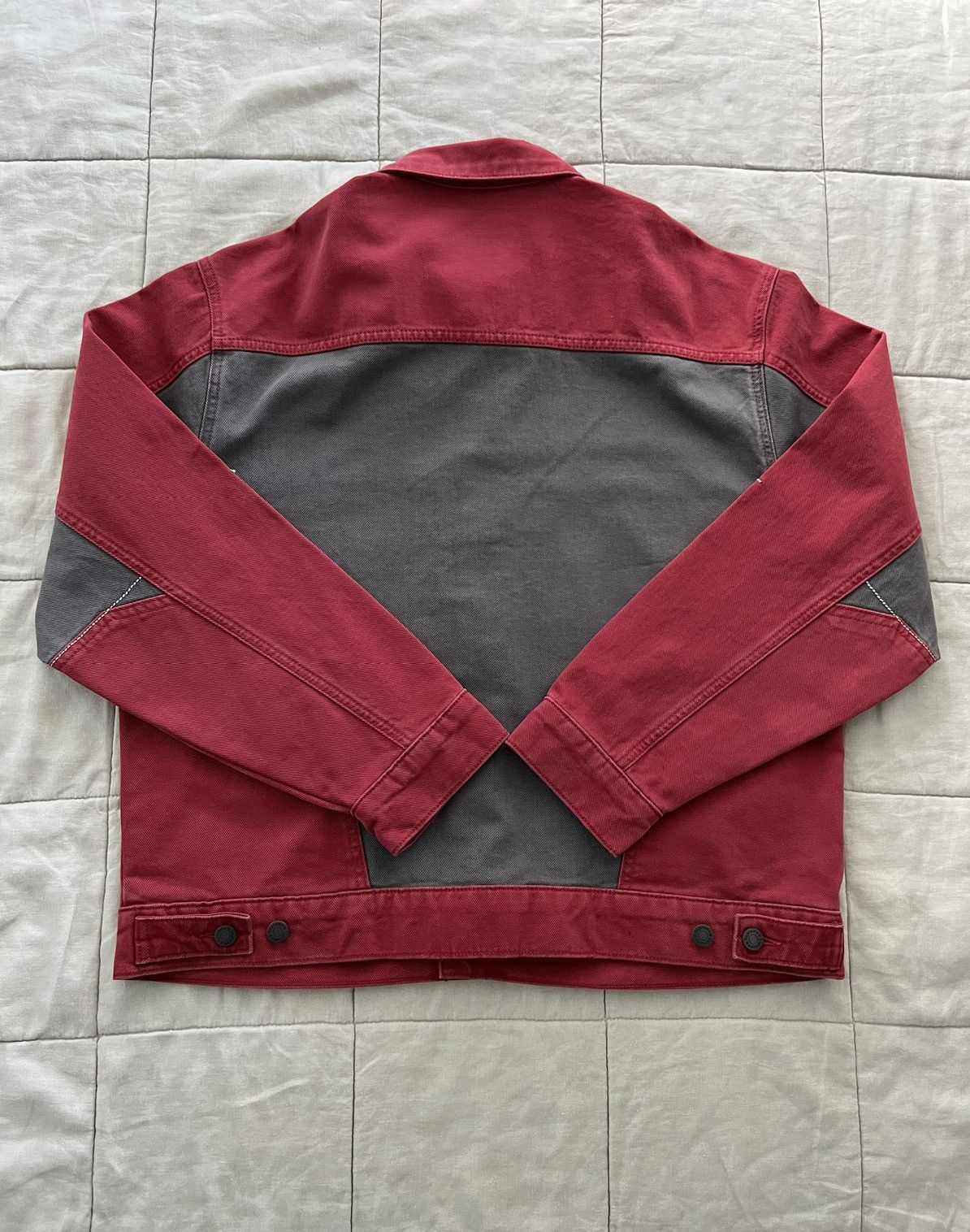 Supreme × Vintage FW22 Supreme 2-Tone Paneled Denim Jacket
