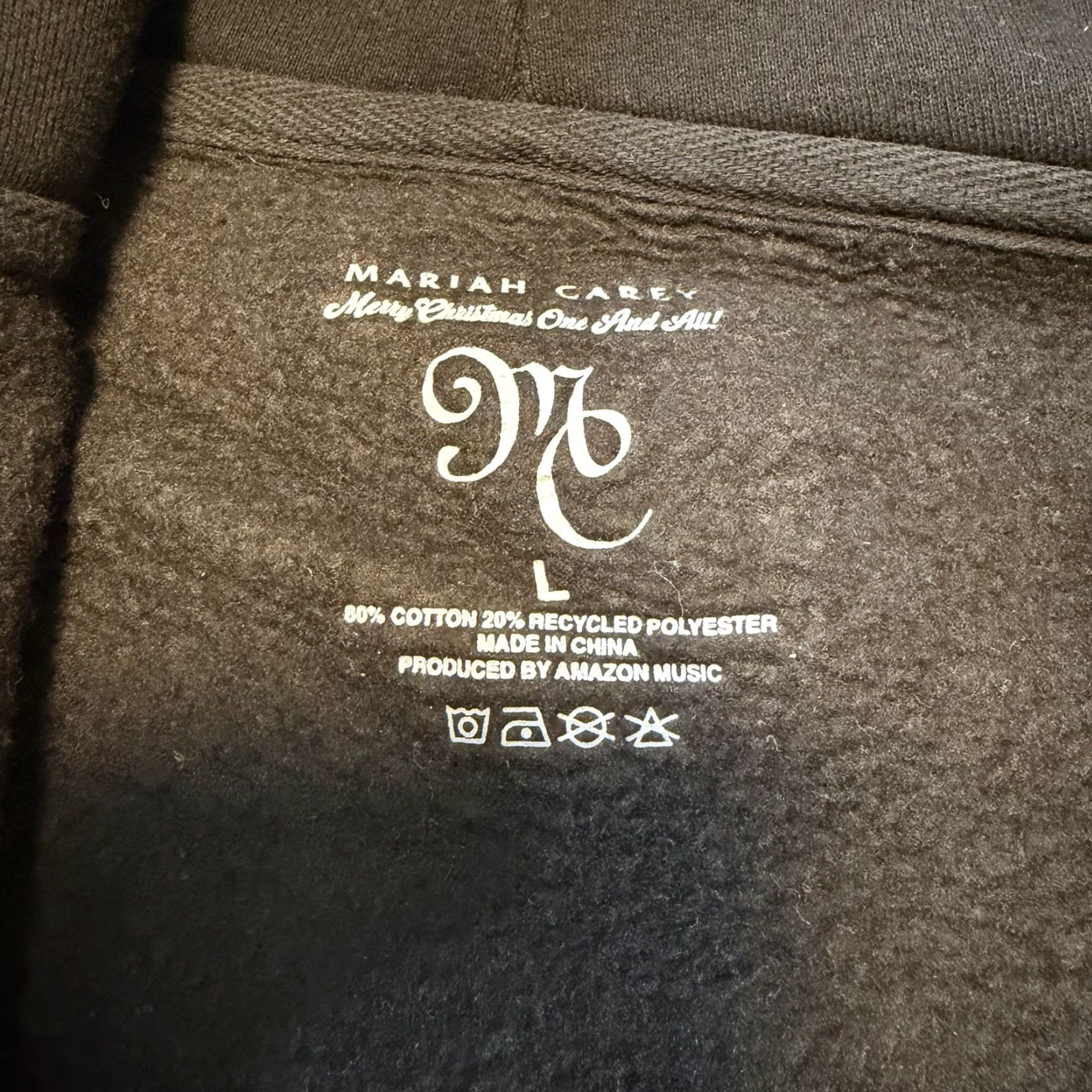 Vintage Mariah Carey Official Merry Christmas One & All Tour Zip Up Hoodie Large Size L / US 10 / IT 46 - 5 Thumbnail