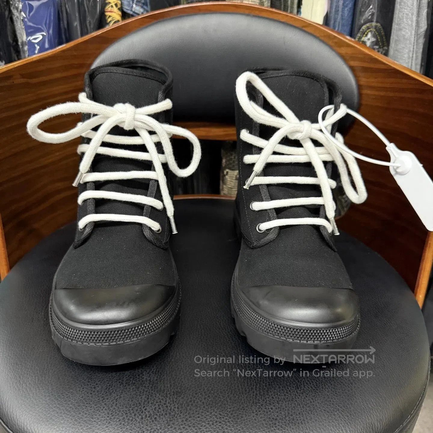 Givenchy Black Lace-Up Ankle Boots Size 7. Size US 7 / EU 40 - 2 Thumbnail