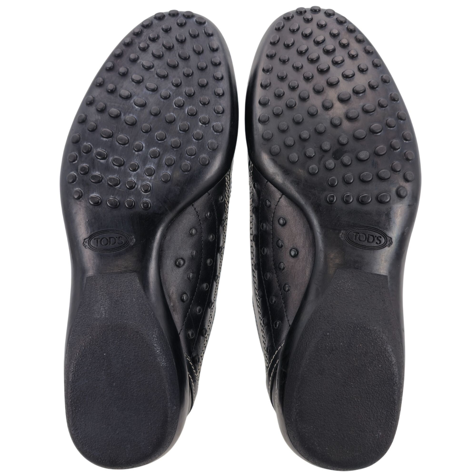 Tod's Tod's Italy Leather Lace-up Driving Sneakers Men's 8 Black Size US 8 / EU 41 - 3 Thumbnail