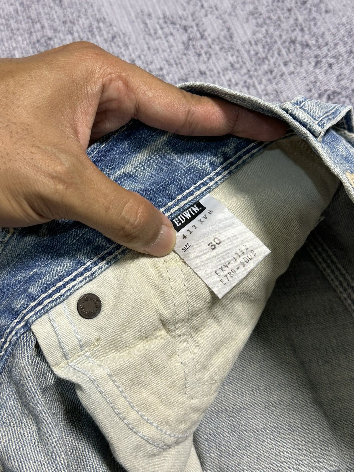Hysteric Glamour Vintage Edwin Distressed Patcwork Denim Size US 30 / EU 46 - 13 Thumbnail