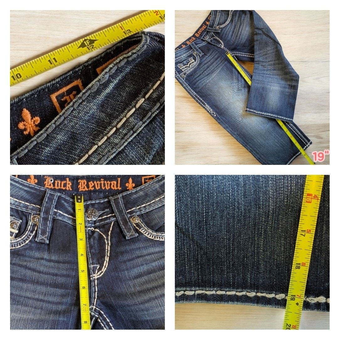 Rock Revival ROCK REVIVAL Capri Jeans Women's 26 ANA Denim Capris Size 26" / US 2 / IT 38 - 4 Thumbnail