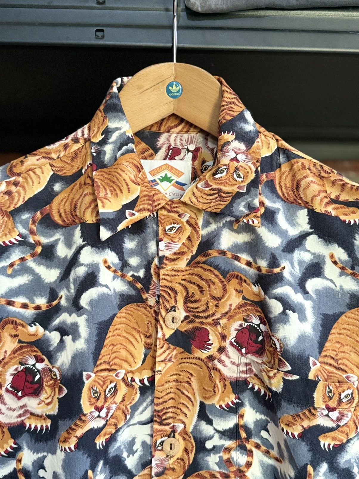 Sun Surf Vintage 80s Pineapple Juice Rayon 100 Tiger Button Up Size US M / EU 48-50 / 2 - 3 Thumbnail
