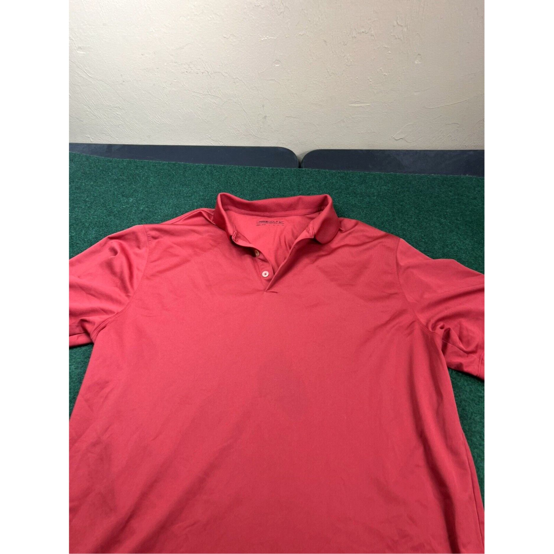 Nike Nike Golf Polo Shirt Men's 2XL Red FIT DRY Short Sleeve Size US XXL / EU 58 / 5 - 2 Thumbnail