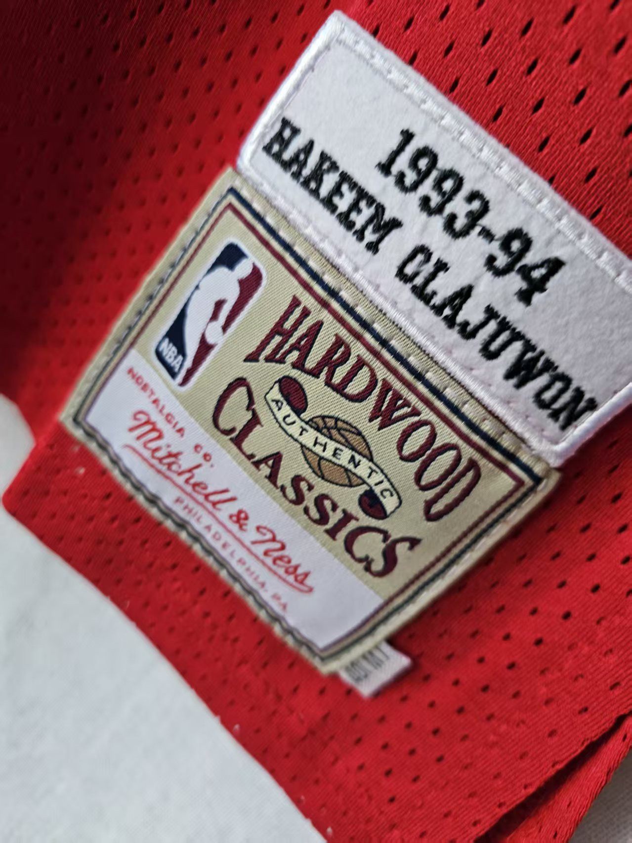 NBA Vintage Houston Rockets #34 Olajuwon Jersey Size US XL / EU 56 / 4 - 4 Thumbnail