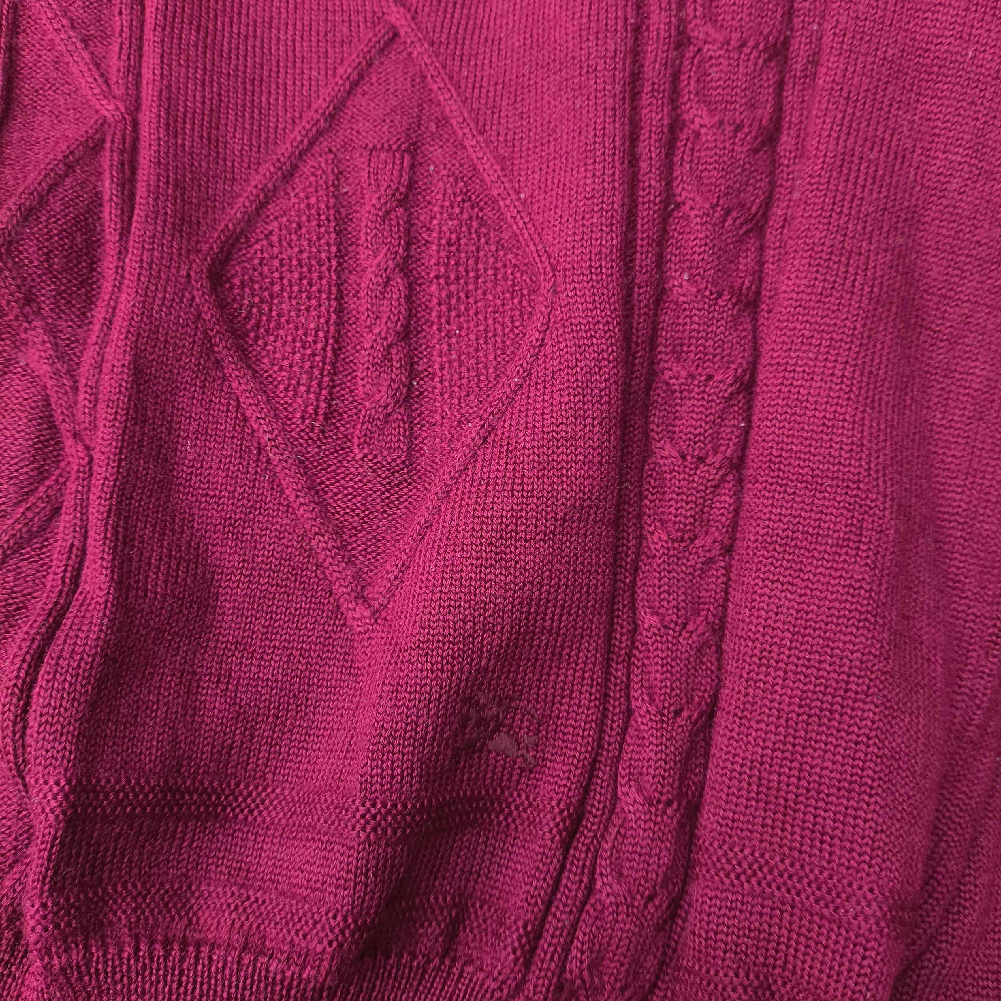 Burberry Vtg burberrys knitwear sweater sz tag L maybe fit m Size US M / EU 48-50 / 2 - 2 Thumbnail